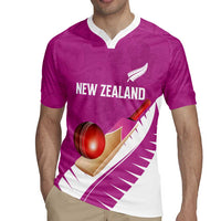 Custom New Zealand Cricket Rugby Jersey Kiwi Birds Haka Dance Pink Fern Sporty Style