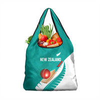New Zealand Cricket Grocery Bag Kiwi Birds Haka Dance Turquoise Fern Sporty Style