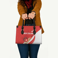 New Zealand Cricket Leather Bag Kiwi Birds Haka Dance Red Fern Sporty Style LT03 - Polynesian Pride