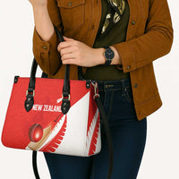 New Zealand Cricket Leather Bag Kiwi Birds Haka Dance Red Fern Sporty Style LT03 - Polynesian Pride