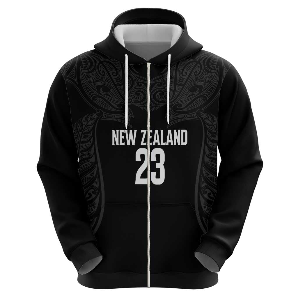 New Zealand Basketball Ta Moko Tribal Custom Hoodie LT03 - Polynesian Pride