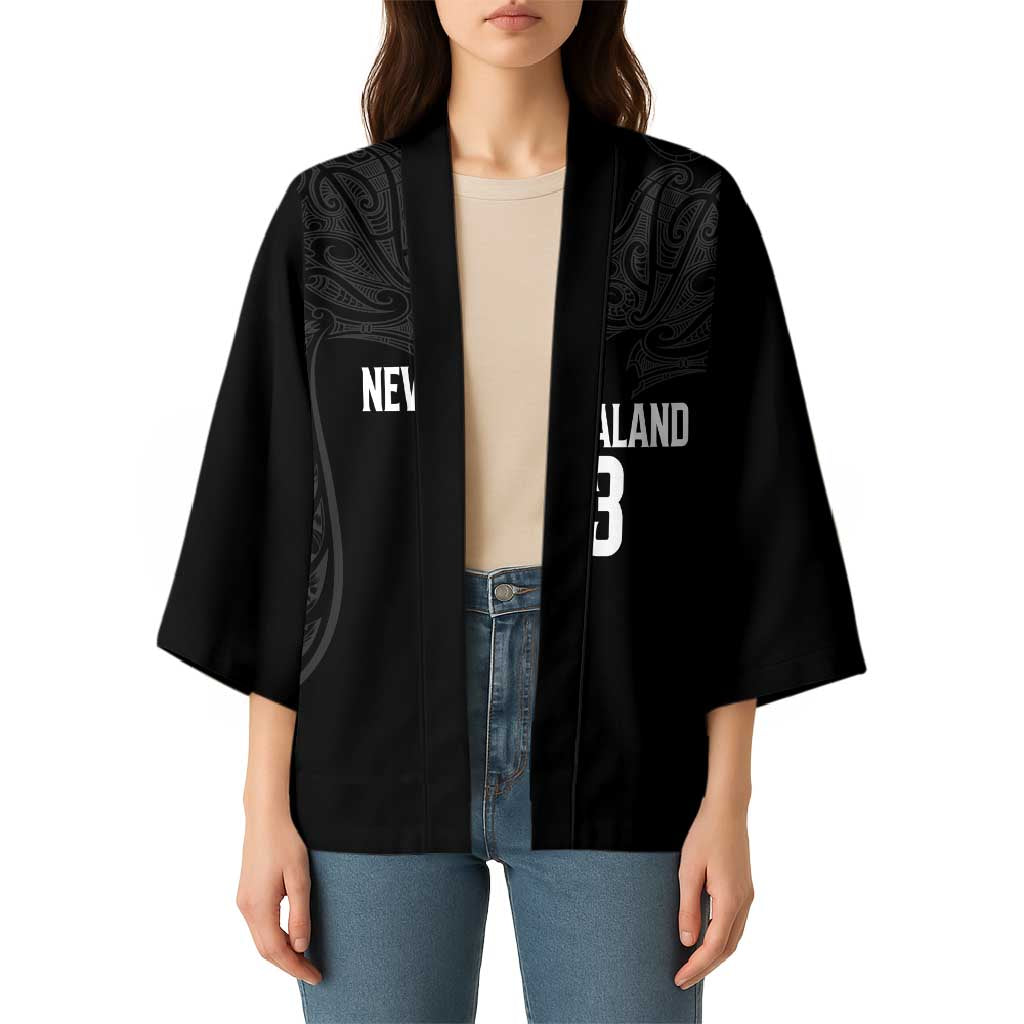 New Zealand Basketball Ta Moko Tribal Custom Kimono