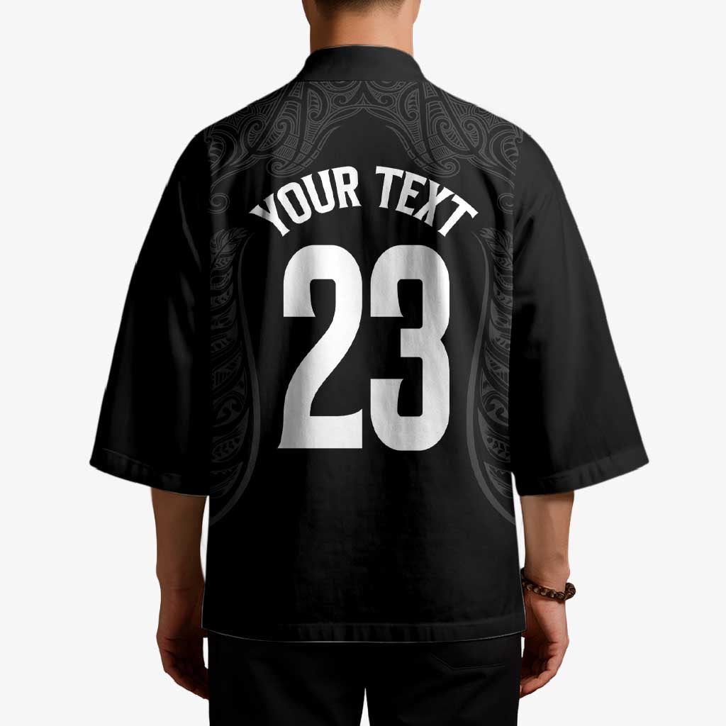 New Zealand Basketball Ta Moko Tribal Custom Kimono