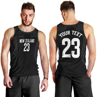 New Zealand Basketball Ta Moko Tribal Custom Men Tank Top LT03 - Polynesian Pride