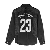 New Zealand Basketball Ta Moko Tribal Custom Women Casual Shirt