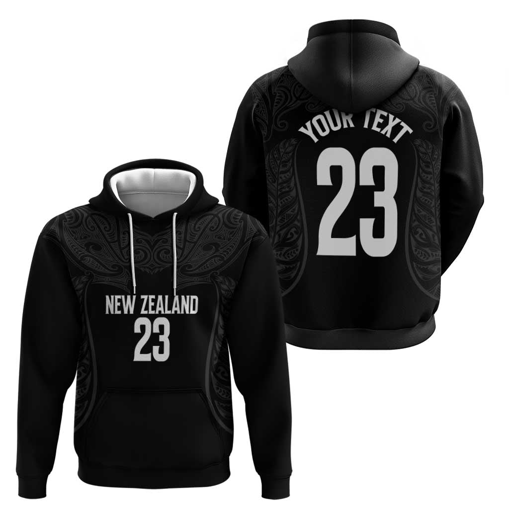 New Zealand Basketball Ta Moko Tribal Custom Zip Hoodie LT03 - Polynesian Pride