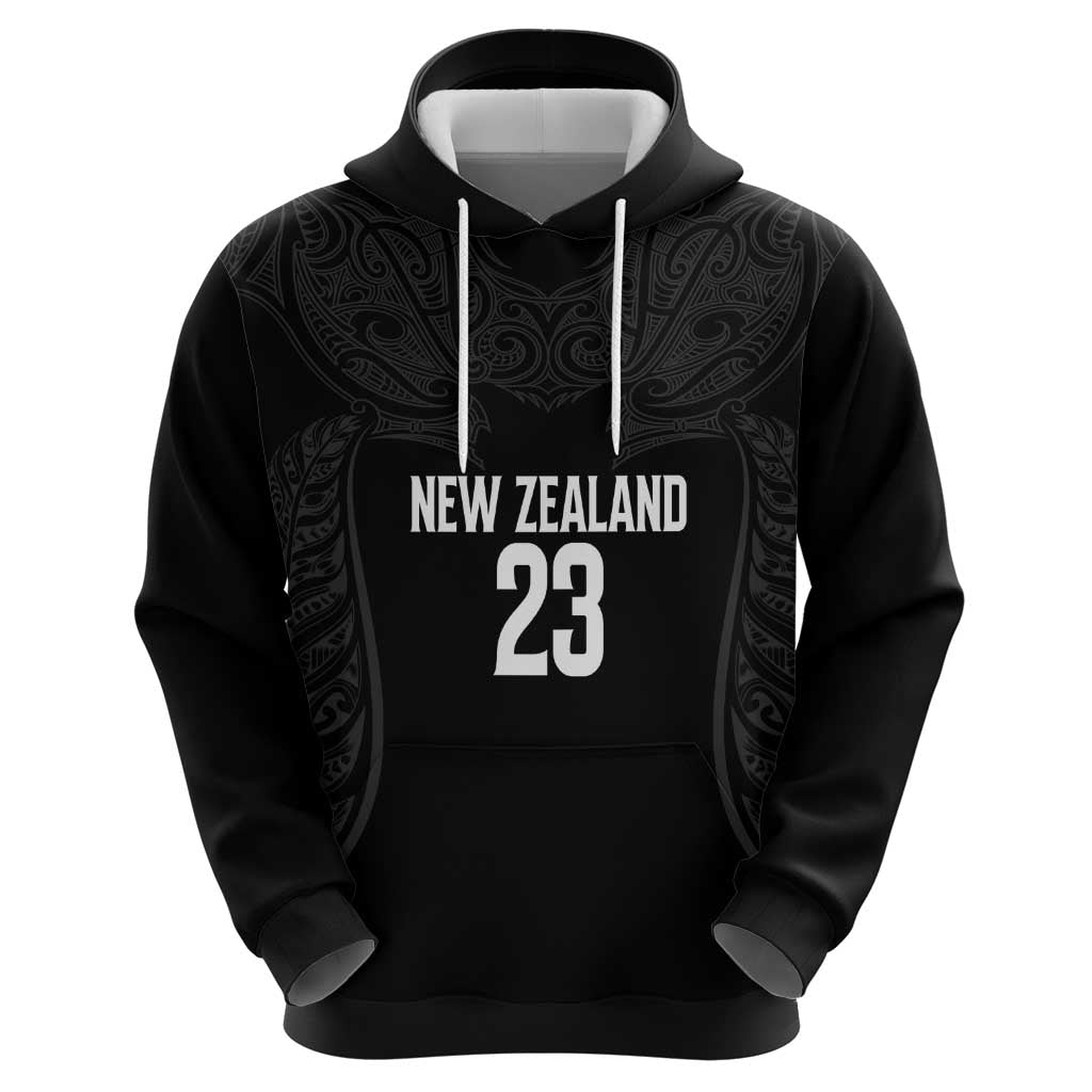 New Zealand Basketball Ta Moko Tribal Custom Zip Hoodie LT03 - Polynesian Pride