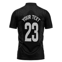 New Zealand Basketball Ta Moko Tribal Custom Zipper Polo Shirt LT03 - Polynesian Pride