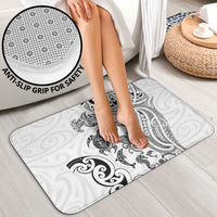 New Zealand Sea Animals with Maori Tribal Tattoo Bathroom Set White Color LT03 - Polynesian Pride