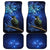 New Zealand Tui Bird Matariki Car Mats Maori New Year with Galaxy Fern