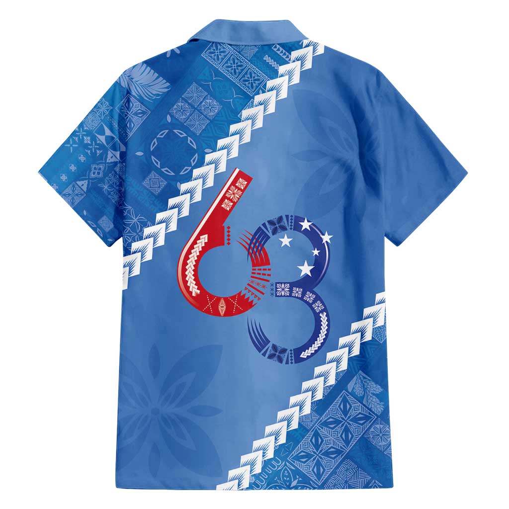 Samoa Independence Day Family Matching Puletasi and Hawaiian Shirt Anniversary 63th-Siapo Art