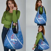 Samoa Independence Day Grocery Bag Anniversary 63th-Siapo Art