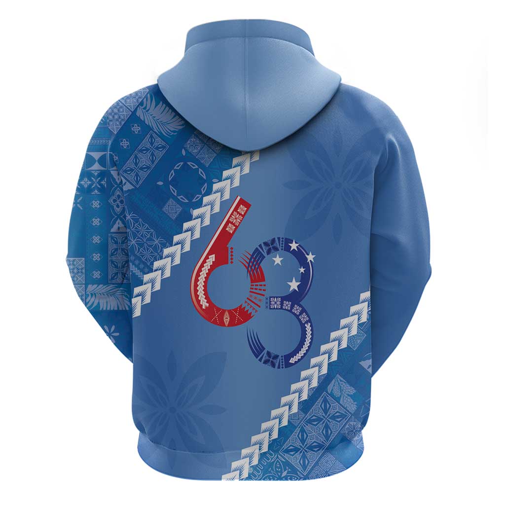 Samoa Independence Day Hoodie Anniversary 63th-Siapo Art