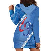 Samoa Independence Day Hoodie Dress Anniversary 63th-Siapo Art