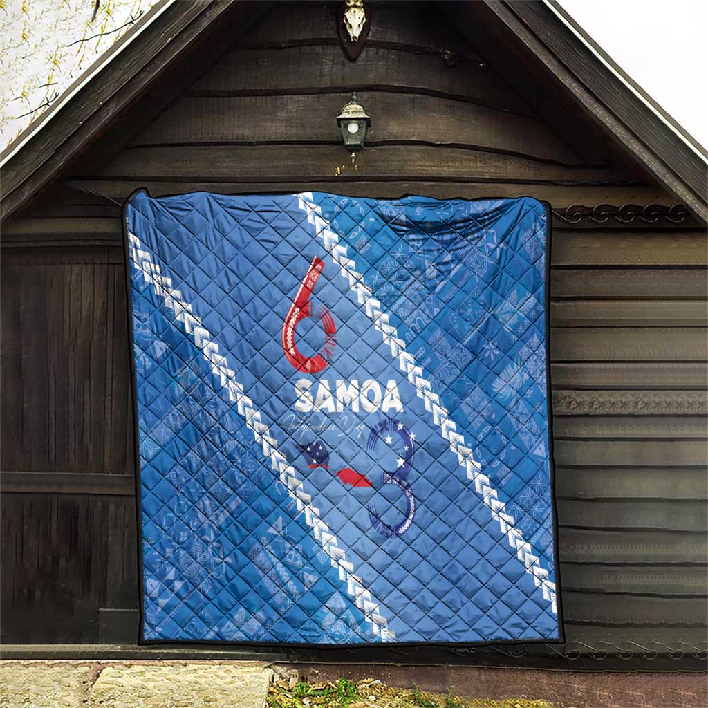 Samoa Independence Day Quilt Anniversary 63th-Siapo Art