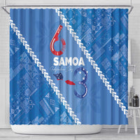 Samoa Independence Day Shower Curtain Anniversary 63th-Siapo Art