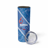Samoa Independence Day Skinny Tumbler Anniversary 63th-Siapo Art LT03 - Polynesian Pride