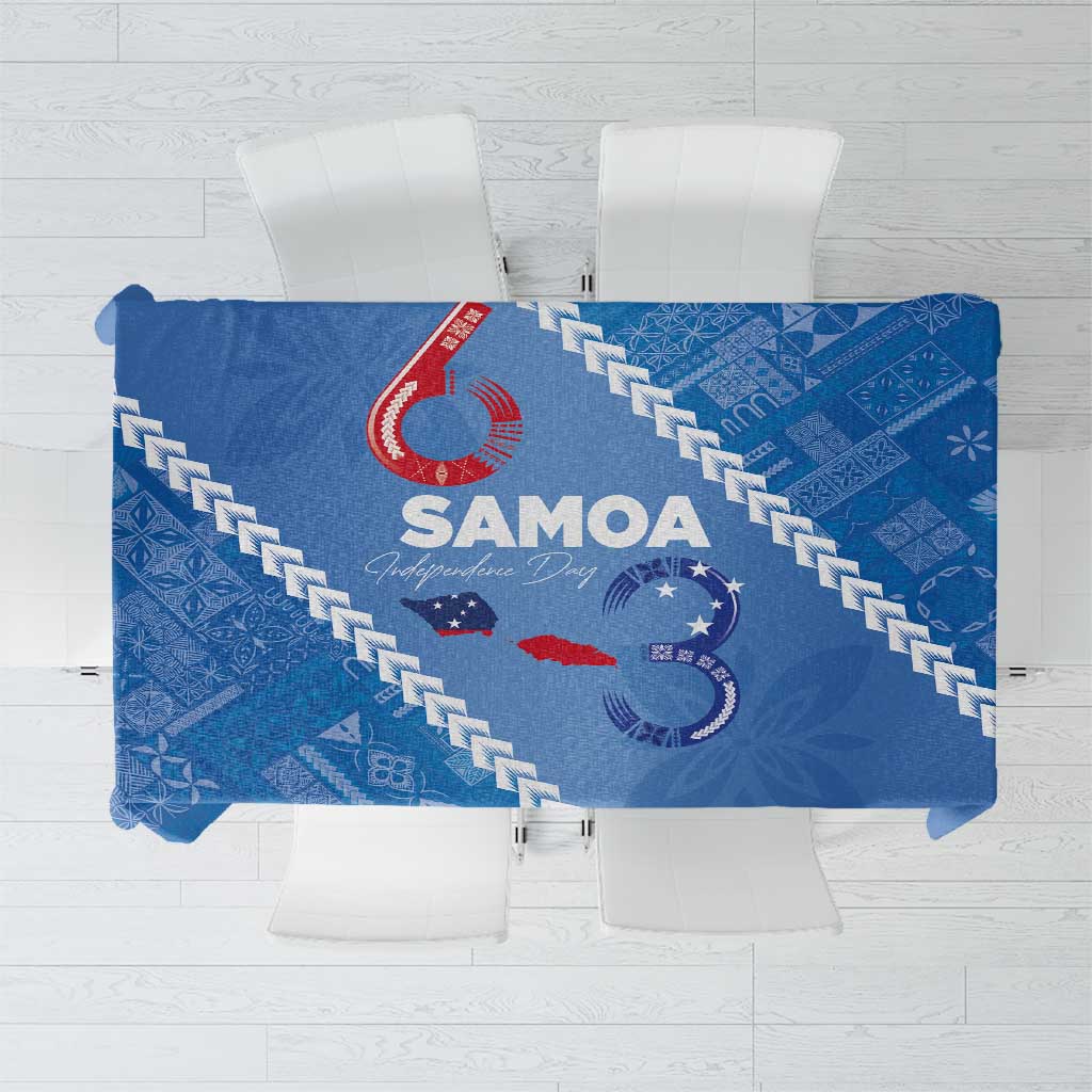 Samoa Independence Day Tablecloth Anniversary 63th-Siapo Art