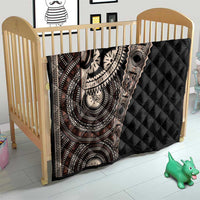 Fiji Traditional Masi Quilt Tapa Art Palm Leaves Pattern