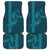 Aloha Hawaii Whale Kakau and Polynesian Tattoo Car Mats Turquoise Color