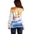 Personalised Hawaiki Nui Va'a French Polynesian Pattern Off Shoulder Sweater White Color