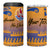 Personalised Hawaiki Nui Va'a French Polynesian Pattern 4 in 1 Can Cooler Tumbler Sunset Color