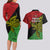 Papua New Guinea Southern Highlands Province Couples Matching Long Sleeve Bodycon Dress and Hawaiian Shirt PNG Birds Of Paradise Polynesian Arty Style LT03 - Polynesian Pride