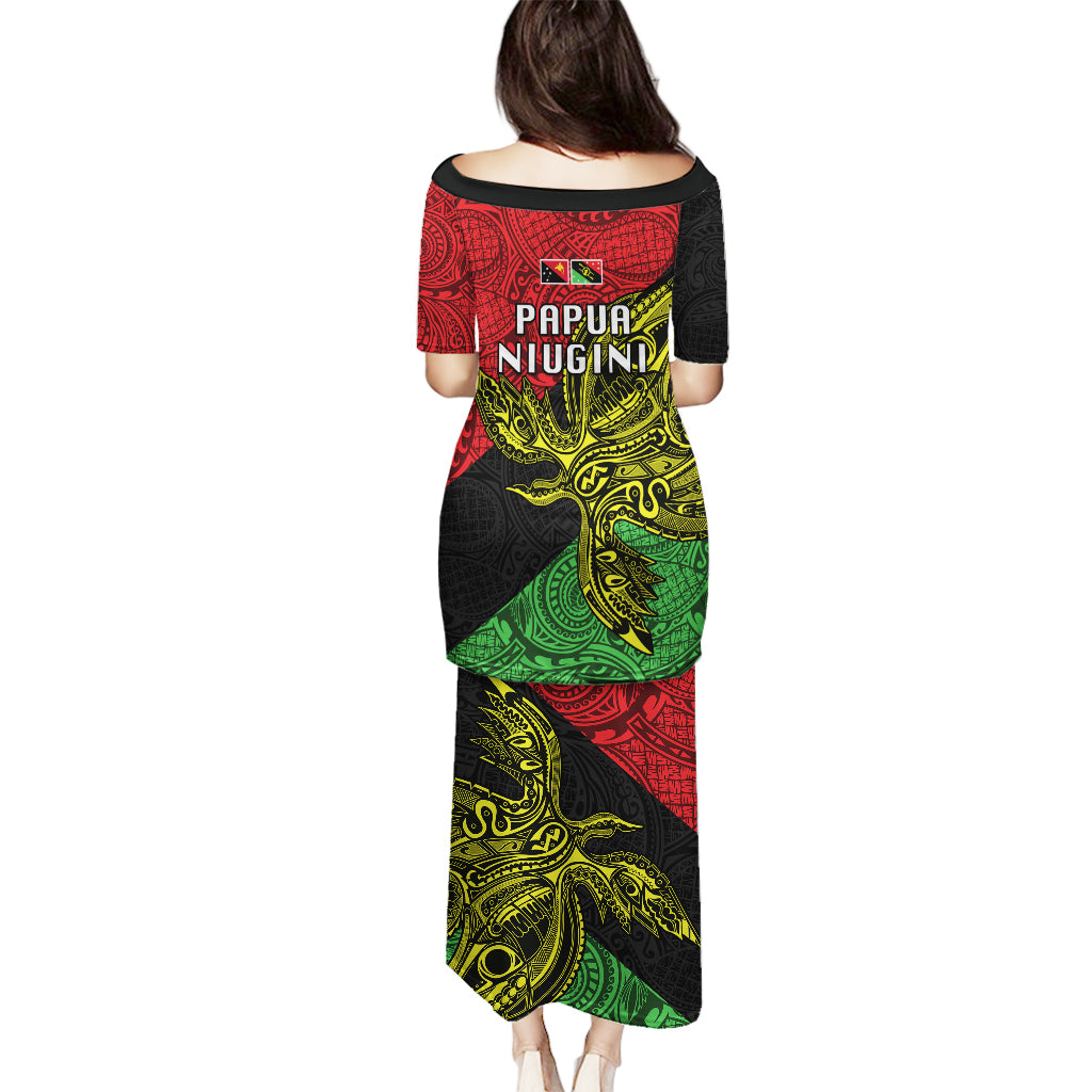 Papua New Guinea Southern Highlands Province Puletasi PNG Birds Of Paradise Polynesian Arty Style LT03 - Polynesian Pride