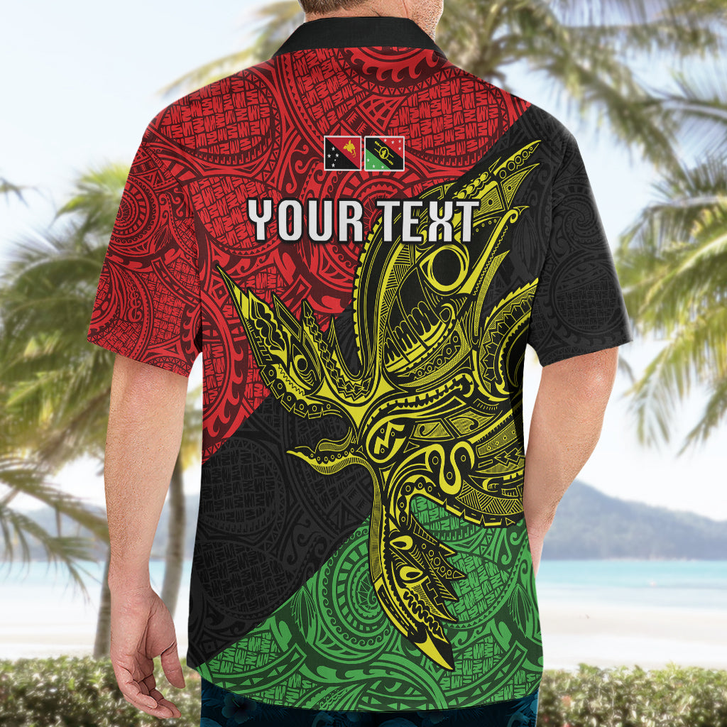 Personalised Papua New Guinea Southern Highlands Province Hawaiian Shirt PNG Birds Of Paradise Polynesian Arty Style LT03 - Polynesian Pride