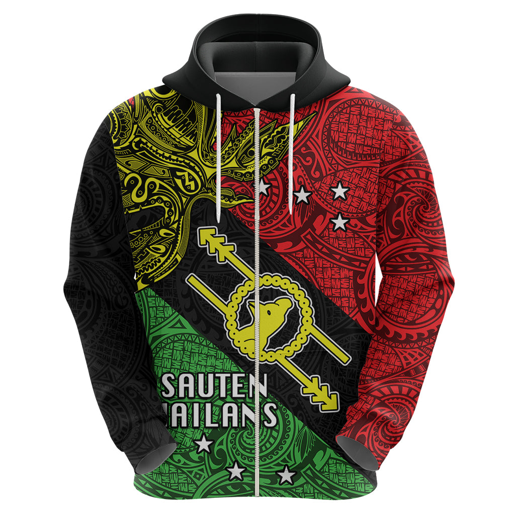 Personalised Papua New Guinea Southern Highlands Province Hoodie PNG Birds Of Paradise Polynesian Arty Style LT03 - Polynesian Pride