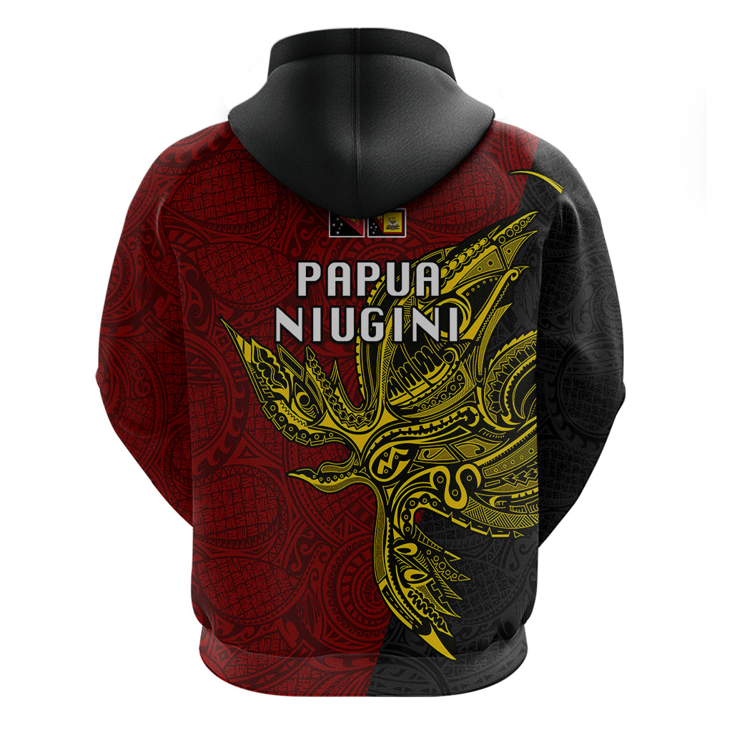 Papua New Guinea Western Province Hoodie PNG Birds Of Paradise Polynesian Arty Style LT03 - Polynesian Pride