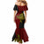 Papua New Guinea Western Province Mermaid Dress PNG Birds Of Paradise Polynesian Arty Style LT03 - Polynesian Pride