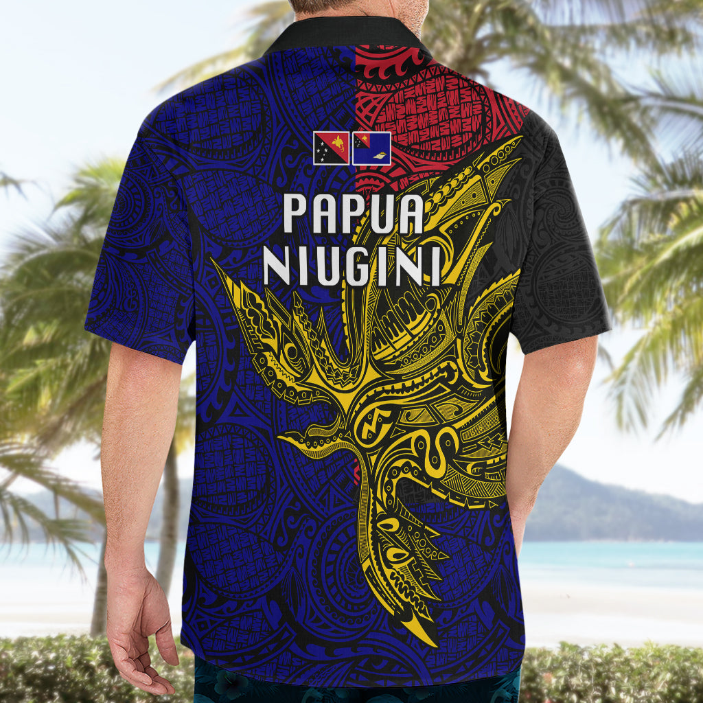 Papua New Guinea West New Britain Province Hawaiian Shirt PNG Birds Of Paradise Polynesian Arty Style LT03 - Polynesian Pride
