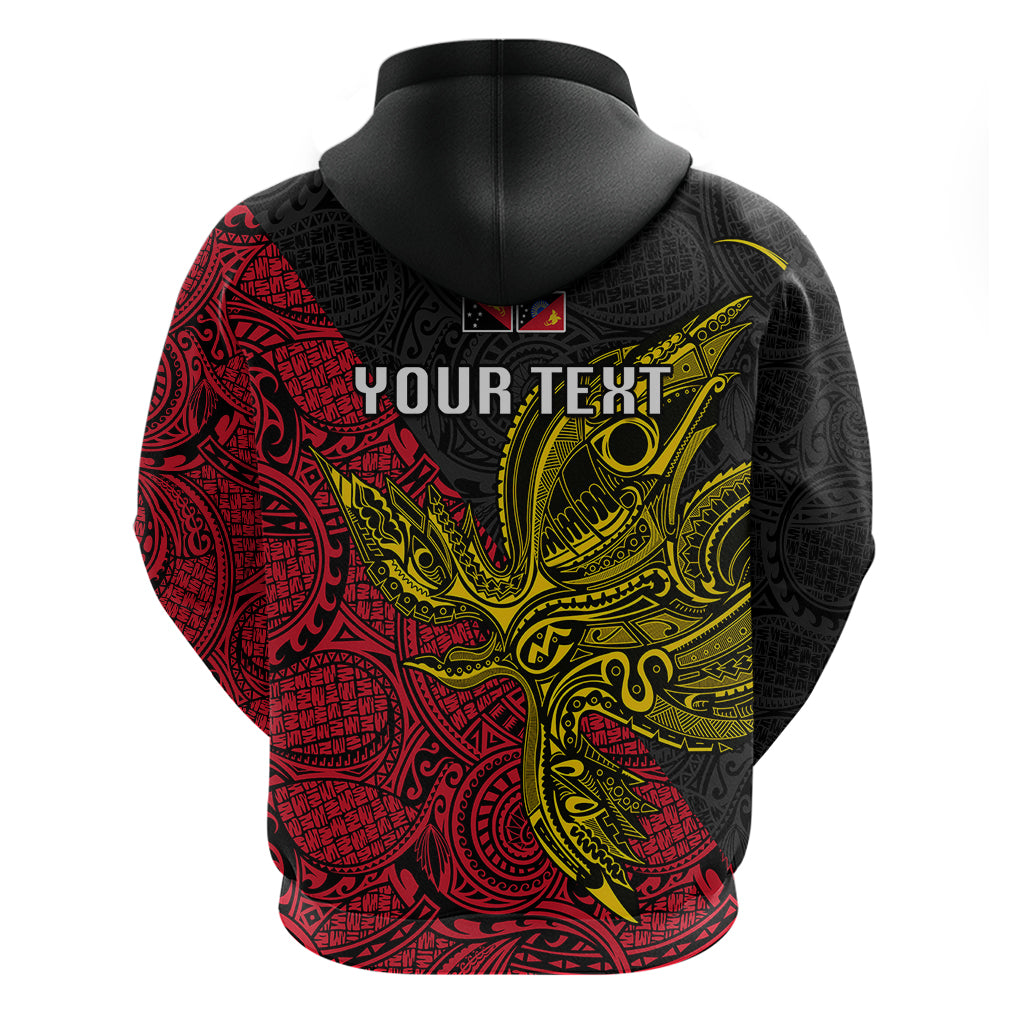 Personalised Papua New Guinea Sandaun Province Hoodie PNG Birds Of Paradise Polynesian Arty Style LT03 - Polynesian Pride