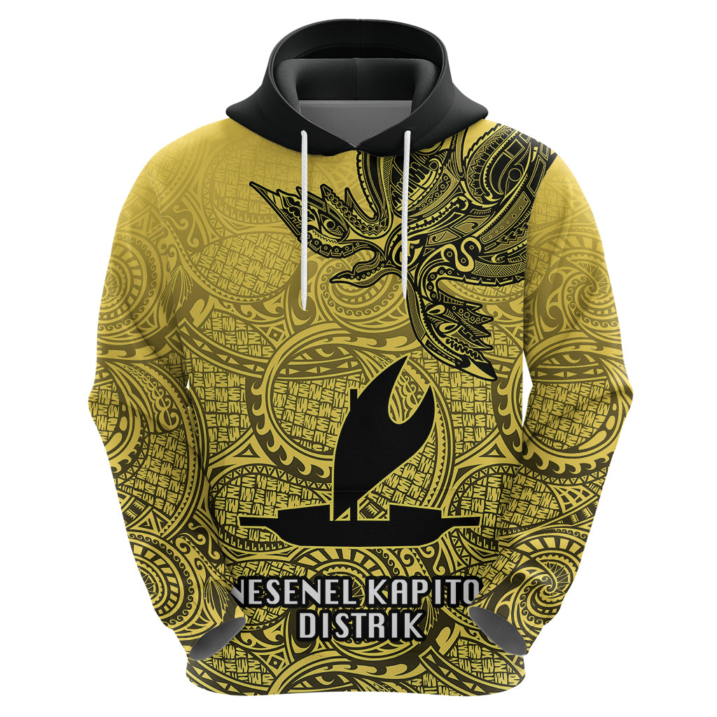 Papua New Guinea National Capital District Hoodie PNG Birds Of Paradise Polynesian Arty Style LT03 - Polynesian Pride