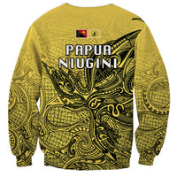 Papua New Guinea National Capital District Sweatshirt PNG Birds Of Paradise Polynesian Arty Style LT03 - Polynesian Pride