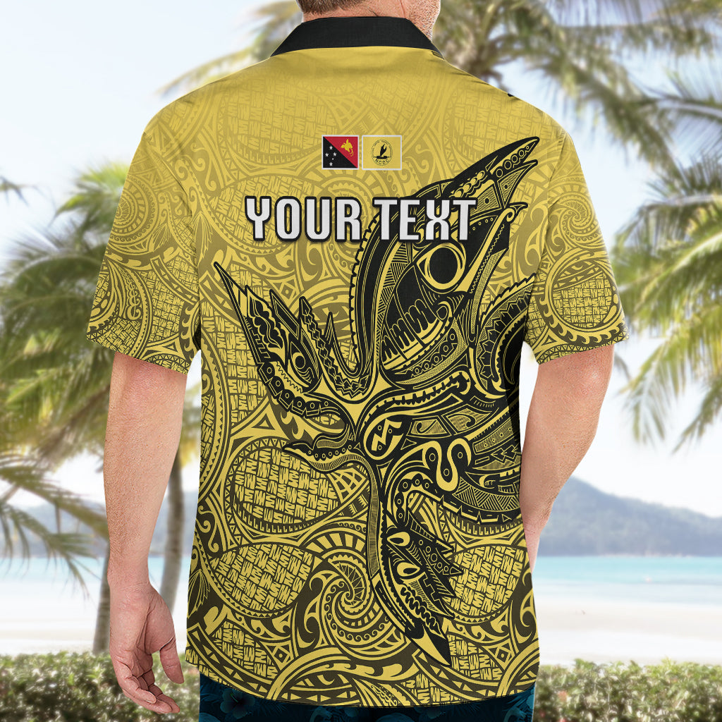 Personalised Papua New Guinea National Capital District Hawaiian Shirt PNG Birds Of Paradise Polynesian Arty Style LT03 - Polynesian Pride