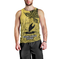Personalised Papua New Guinea National Capital District Men Tank Top PNG Birds Of Paradise Polynesian Arty Style LT03 - Polynesian Pride