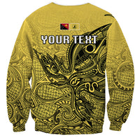 Personalised Papua New Guinea National Capital District Sweatshirt PNG Birds Of Paradise Polynesian Arty Style LT03 - Polynesian Pride