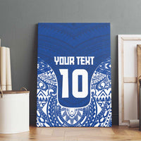 Custom Samoa Pacific Rugby 2024 Canvas Wall Art Polynesian Pacific Tribal Pattern