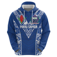 Custom Samoa Pacific Rugby 2024 Hoodie Polynesian Pacific Tribal Pattern