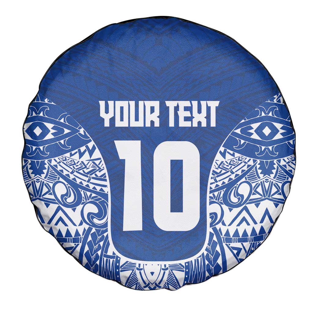 Custom Samoa Pacific Rugby 2024 Spare Tire Cover Polynesian Pacific Tribal Pattern