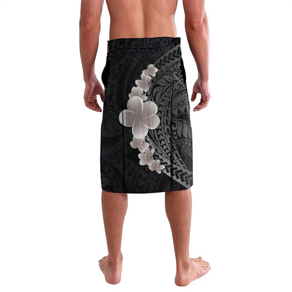 Hawaiian Tropical Plumeria Art Polynesian Tattoo Lavalava Grayscale Color
