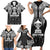 New Zealand Rugby Family Matching Short Sleeve Bodycon Dress and Hawaiian Shirt Aotearoa Champion Cup History with Haka Dance LT03 - Polynesian Pride