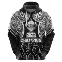 New Zealand Rugby Hoodie Aotearoa Champion Cup History with Haka Dance LT03 - Polynesian Pride