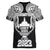 New Zealand Rugby Women V Neck T Shirt Aotearoa Champion Cup History with Haka Dance LT03 - Polynesian Pride