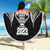 Personalised New Zealand Rugby Beach Blanket Aotearoa Champion Cup History with Haka Dance LT03 - Wonder Print Shop