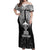 Personalised New Zealand Rugby Off Shoulder Maxi Dress Aotearoa Champion Cup History with Haka Dance LT03 Women Black - Polynesian Pride