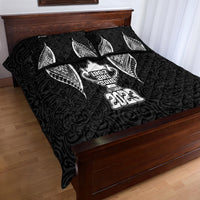 Personalised New Zealand Rugby Quilt Bed Set Aotearoa Champion Cup History with Haka Dance LT03 - Polynesian Pride