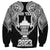 Personalised New Zealand Rugby Sweatshirt Aotearoa Champion Cup History with Haka Dance LT03 - Polynesian Pride